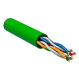 Shelbi SLC-UL5E04-6018 Кабель связи витая пара U/UTP, кат.5E 4х2х24AWG solid, LSZH, 305м, зелёный, фото 8