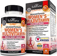 Витамины BioSchwartz Advanced Formula Women's Multivitamin 60 капс 94831713 Витамины BioSchwartz Advanced Formula Women's Multivitamin 60 капс