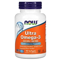 Витаминдер Қазір Ultra Omega-3 500 EPA/250 DHA 90 капс