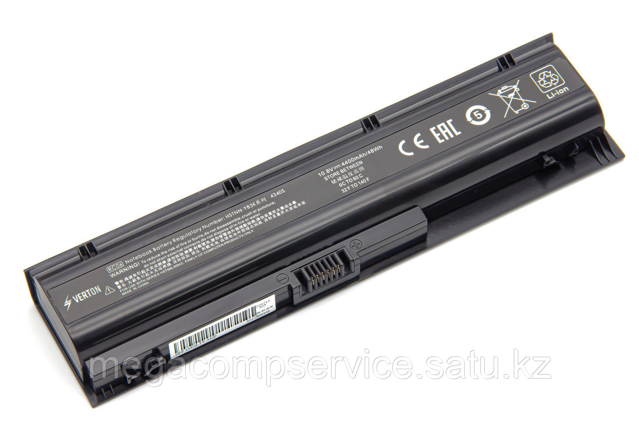 Аккумулятор для ноутбука HP/ Compaq 4340S/ 11,1 В (совместим 10,8 В) / 4400 мАч, Verton