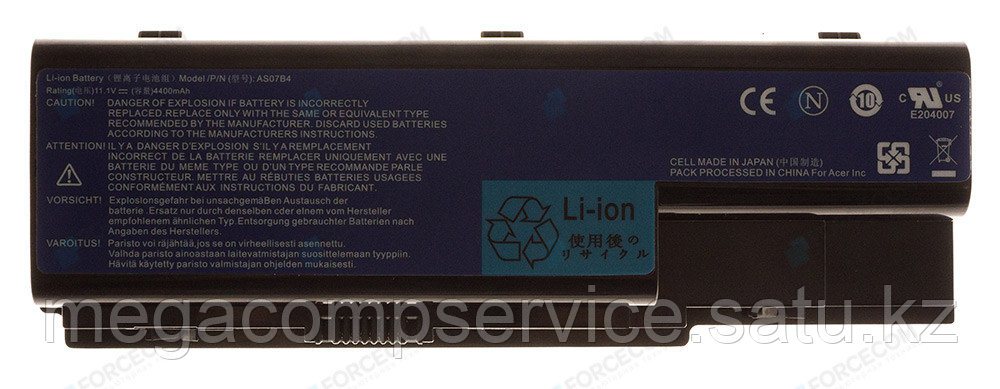 Аккумулятор для ноутбука Acer Aspire 5530/ 11,1 В (совместима с 10,8 В)/ 4400 мАч, черный