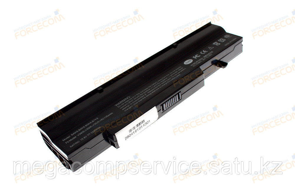 Аккумулятор для ноутбука Fujitsu BTP-B4K8/ 10,8 В (совместим с 11,1 В)/ 4400 мАч, черный