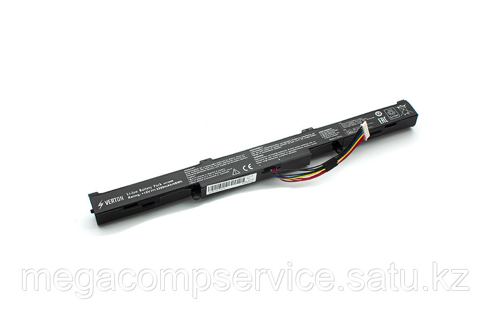 Аккумулятор для ноутбука Asus N552VX/ 14,4 В (совместим с 15 В)/ 3200 мАч, Verton
