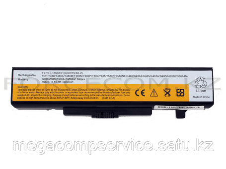 Аккумулятор для ноутбука Lenovo Y480/ 10,8 В/ 4400 мАч, черный, фото 2
