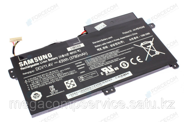 Аккумулятор для ноутбука Samsung ATIV Book 4/ Book 5 (NP370R4E)B/ 11,1 В/ 3780 мАч, черный, ORIGINAL., фото 2