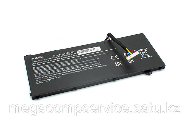 Аккумулятор для ноутбука Acer VN7-572 (AC14A8L)/ 11,4 В/ 4600 мАч, Verton, фото 2