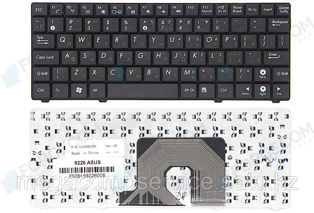 Клавиатура для ноутбука Asus EEE PC 900HA/ T91, RU, черная, фото 2