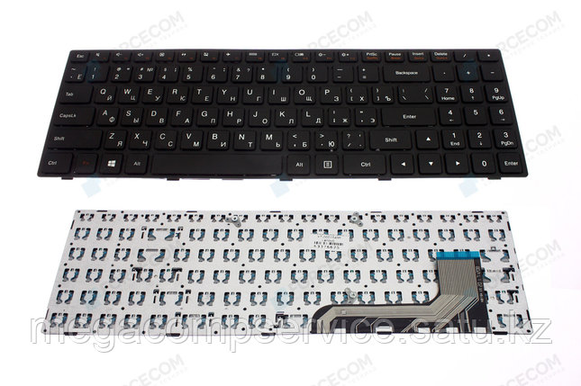 Клавиатура для ноутбука Lenovo IdeaPad 100-15IBY, RU, черная, фото 2