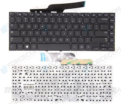 Клавиатура для ноутбука Samsung 300U4C, ENG, черная, фото 2