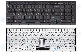 Клавиатура для ноутбука Sony VPC-EB, RU, рамка, черная