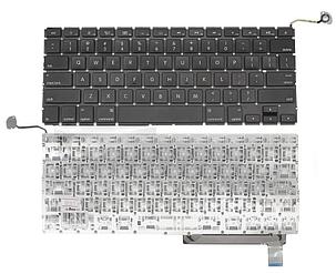 Клавиатура для ноутбука Apple MacBook PRO A1286, ENG, для подсветки, горизонтальный Enter, черная, фото 2