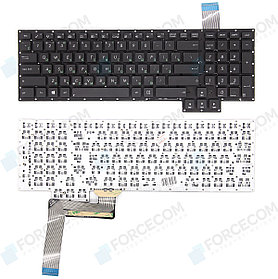 Клавиатура для ноутбука Asus G750JS, RU, черная