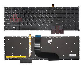 Клавиатура для ноутбука Acer Predator 15 G9-591, RU, черная, с подсветкой