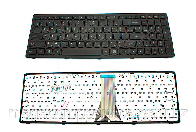 Клавиатура для ноутбука Lenovo IdeaPad S500/ G50/ Z510, RU, рамка, серая, фото 2