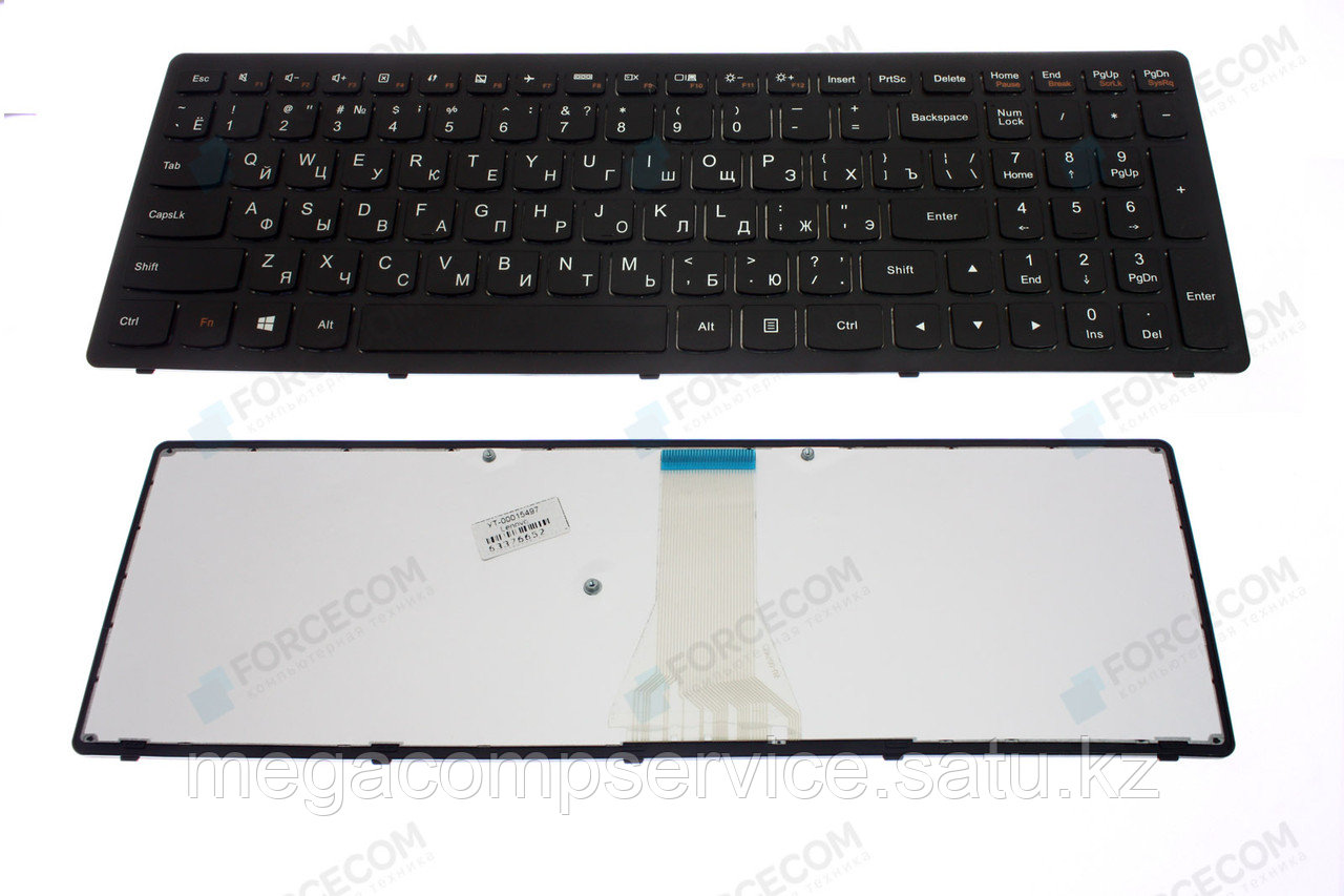 Клавиатура для ноутбука Lenovo IdeaPad G500S/Z510, RU, черная