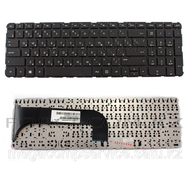 Клавиатура для ноутбука HP Pavilion M6-1000, RU, без рамки, черная