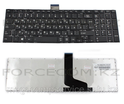 Клавиатура для ноутбука Toshiba Satellite L850, RU, черная, фото 2