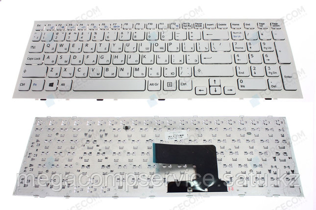 Клавиатура для ноутбука Sony VPC-EE, белая, фото 2