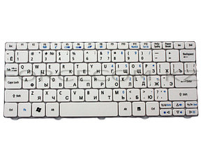Клавиатура для ноутбука Acer Aspire One D260/ Gateway LT21, RU, белая, фото 2