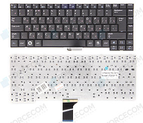 Клавиатура для ноутбука Samsung R60, RU, черная