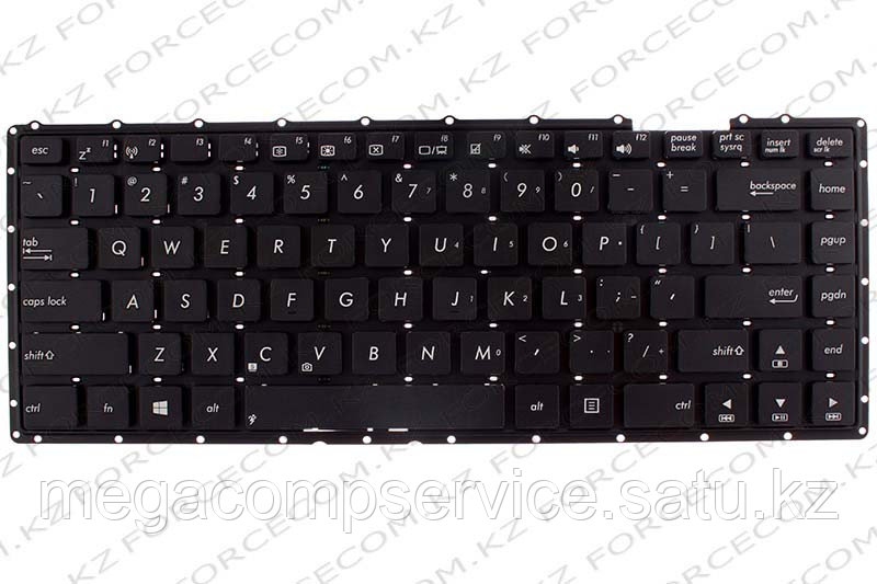 Клавиатура для ноутбука Asus X451, ENG, черная - фото 2 - id-p94834934