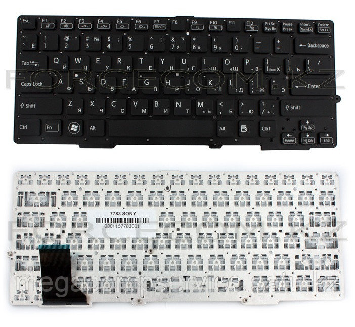 Клавиатура для ноутбука Sony SVE13, RU, черная