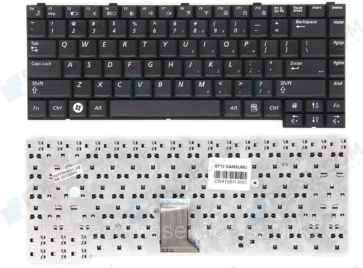 Клавиатура для ноутбука Samsung R453/ R458/ R408/ R403/ R410/ R460, ENG, черная - фото 1 - id-p94834947