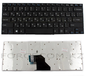 Клавиатура для ноутбука Sony SVF14, RU, черная, фото 2