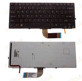 Клавиатура для ноутбука Sony VPC-SD/ VPC-SB, ENG, черная, подсветка
