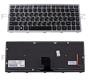 Клавиатура для ноутбука Lenovo IdeaPad Z400, RU, подсветка, черная, фото 2