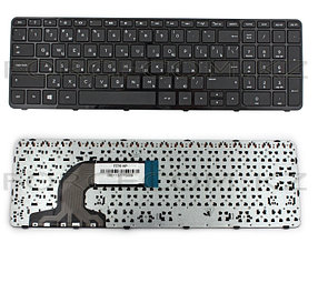 Клавиатура для ноутбука HP Pavilion 15-e series, рамка, RU, черная
