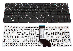 Клавиатура для ноутбука Acer Aspire E5-573, RU, без рамки, черная, фото 2