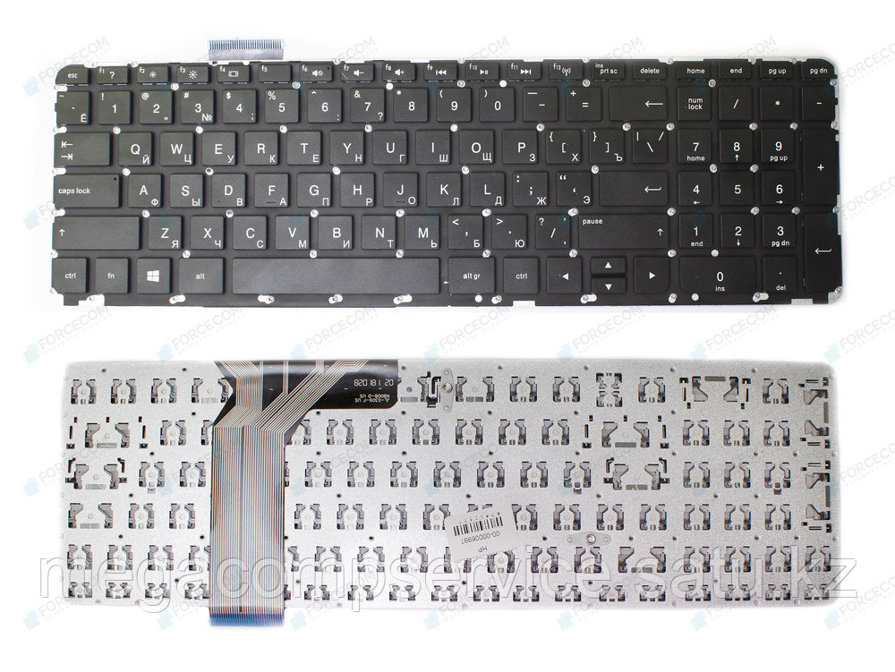 Клавиатура для ноутбука HP Envy 15-J series, RU, черная