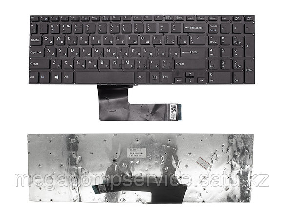 Клавиатура для ноутбука Sony SVF 15 (FIT 15) V. 2.0, RU, черная, фото 2