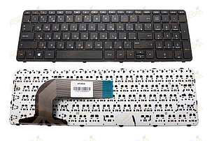 Клавиатура для ноутбука HP Pavilion 17-e series, RU,  рамка, черная, фото 2