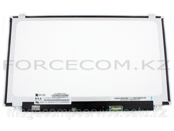 ЖК экран для ноутбука 15.6" BOE, NT156WHM-N12, WXGA 1366x768, LED, Bracket U/D