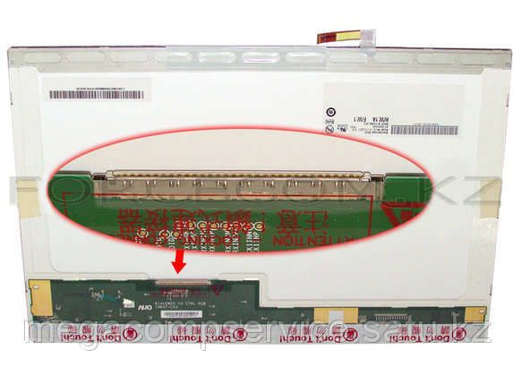 ЖК экран для ноутбука 14.1" AU Optronics, B141EW05, V.3, H/W:1A, WXGA 1280x800, CCFL, фото 2