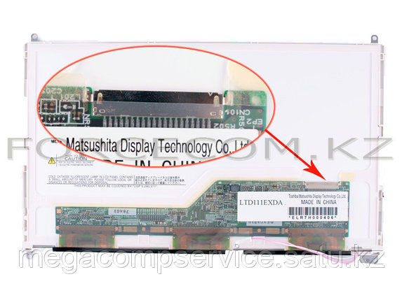 ЖК экран для нетбука 11.1" Toshiba, LTD111EXDA, WXGA 1366x768, CCFL1, фото 2