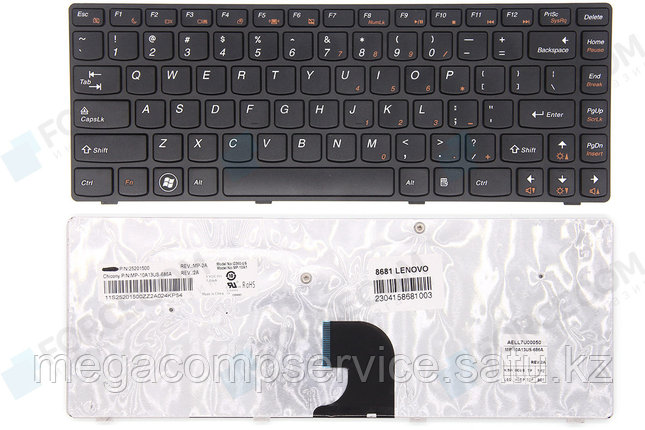 Клавиатура для ноутбука Lenovo IdeaPad G360, ENG, черная, фото 2