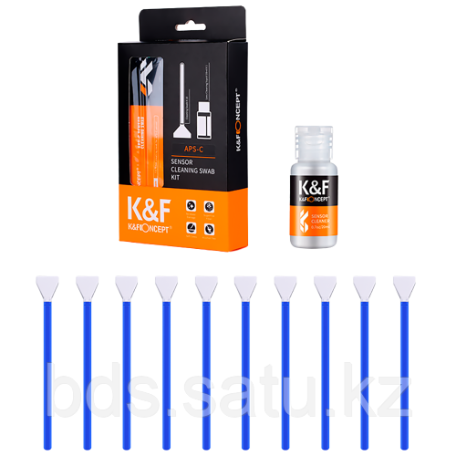 Набор для ухода за матрицей K&F Concept 16mm APS-C Sensor Cleaning Swab Kit (SKU.1616) - фото 1 - id-p94840937