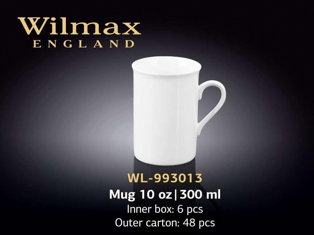 Кружка "Wilmax", 300 мл., фарфор, белая