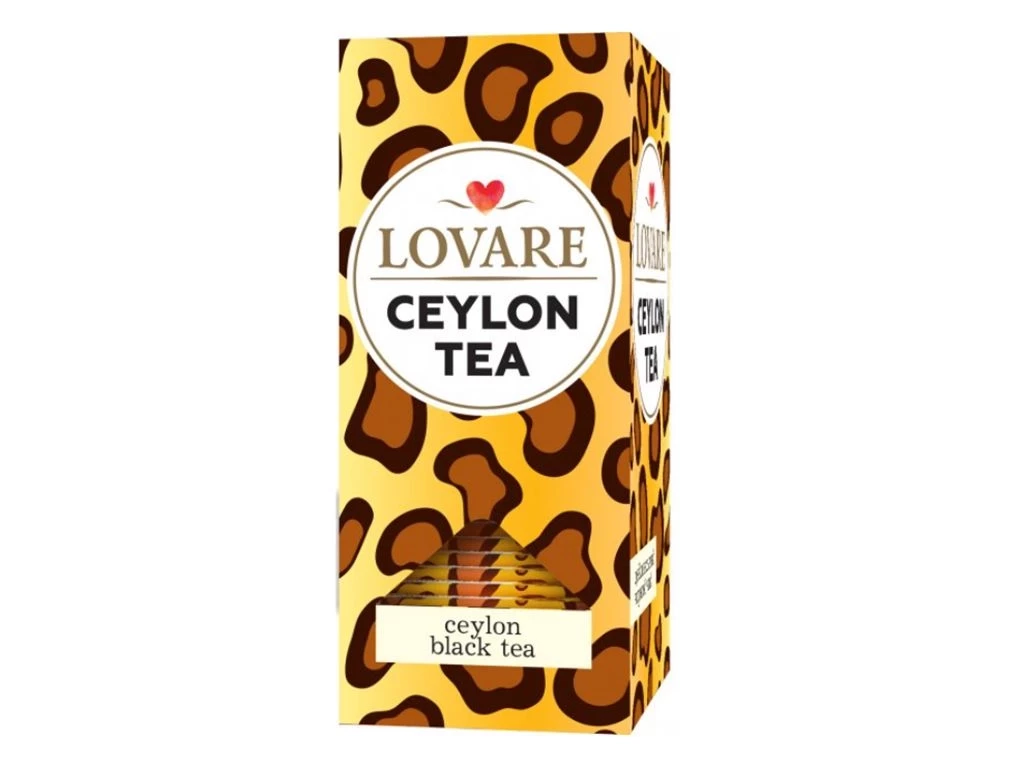 Чай черный LOVARE "CEYLON TEA", байховый, цейлонский, 24 пакетика