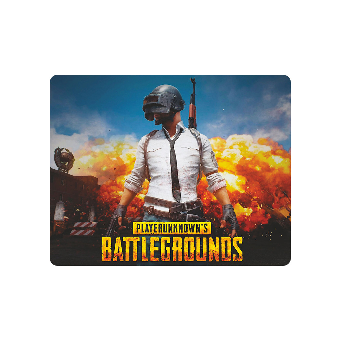 Коврик для компьютерной мыши, X-game, PUBG, 260 x 210 x 2mm,Резиновая основа, Тканевая поверхность