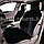 Накидка с подогревом на сиденье автомобиля чехол от прикуривателя меховая черная, фото 3