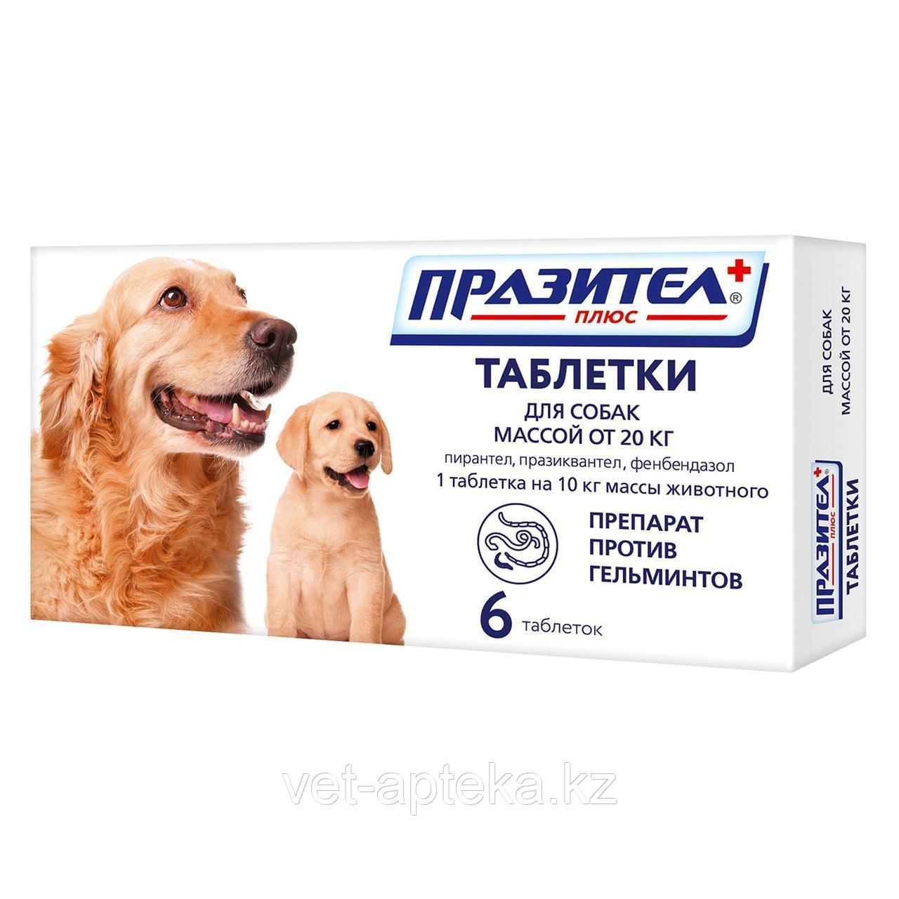 «Празител» таблетки для собак и щенков крупных пород 6 табл