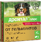 «Дронтал Плюс» для собак от гельминтов 2 таб со вкусом мяса для крупных собак