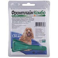 Фронтлайн Комбо для собак масса 10-20 кг 1,34 мл 1 пипетка