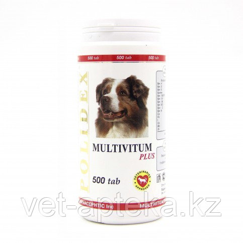 POLIDEX Multivitum Plus для собак, 500 табл