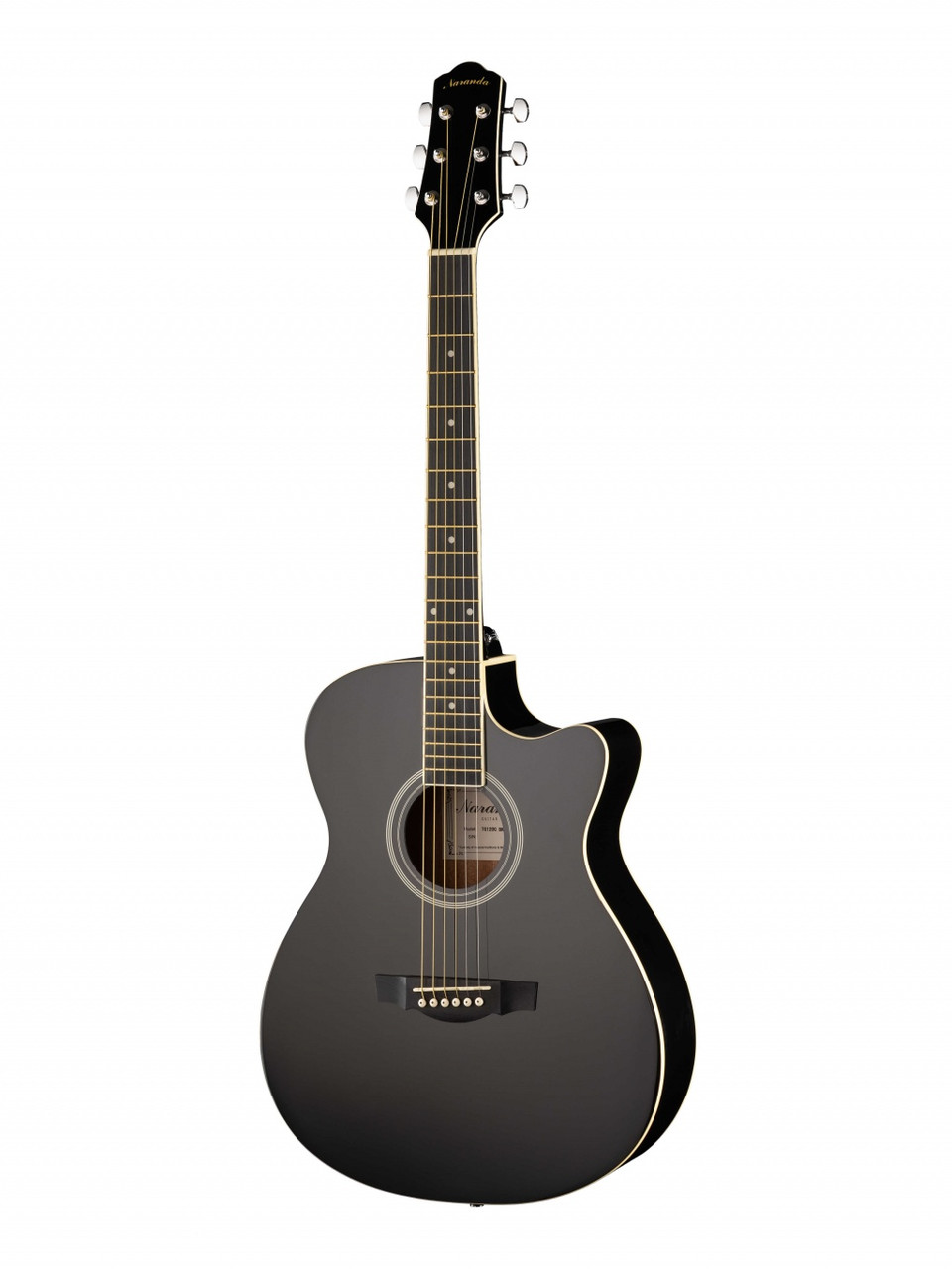 Акустическая гитара с вырезом Naranda TG120CBK - фото 1 - id-p92221081