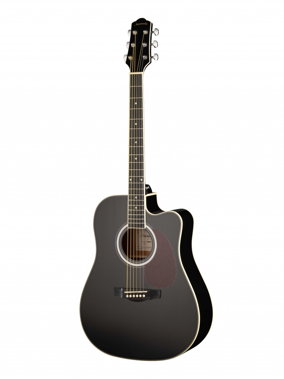 Акустическая гитара с вырезом Naranda TG220CBK - фото 1 - id-p94846000